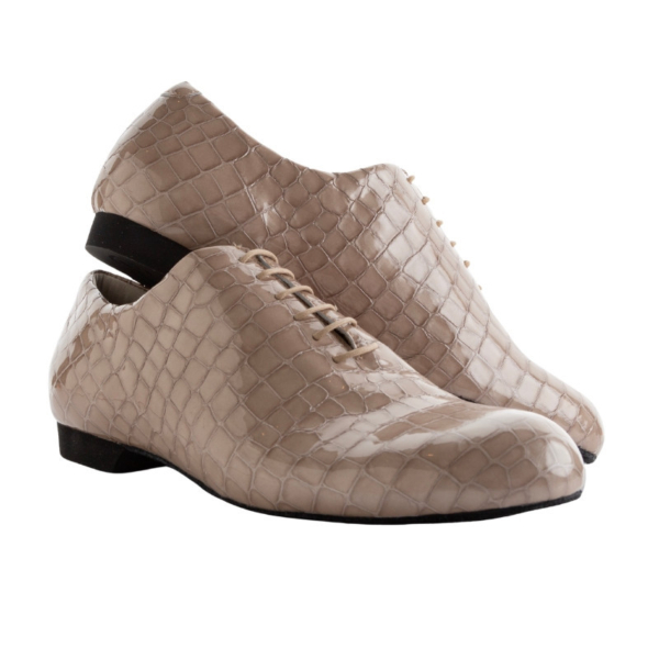 503 Cocco Vernice Soft Panna Calzata Regolare - Imagen 3
