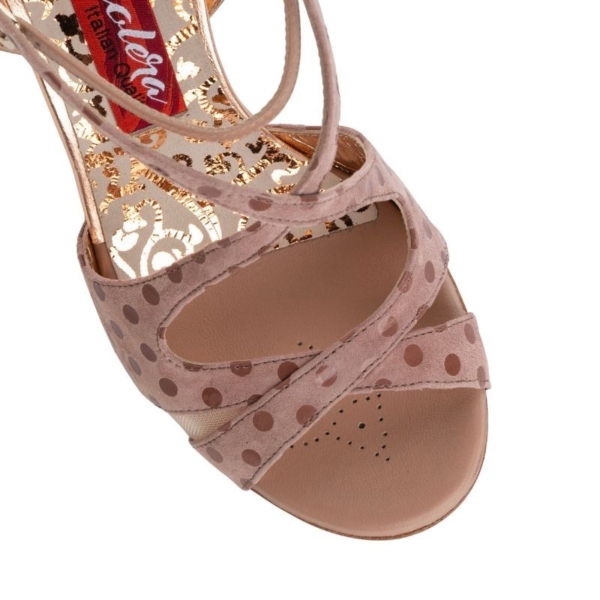 A4 Beige Pois 7 cm