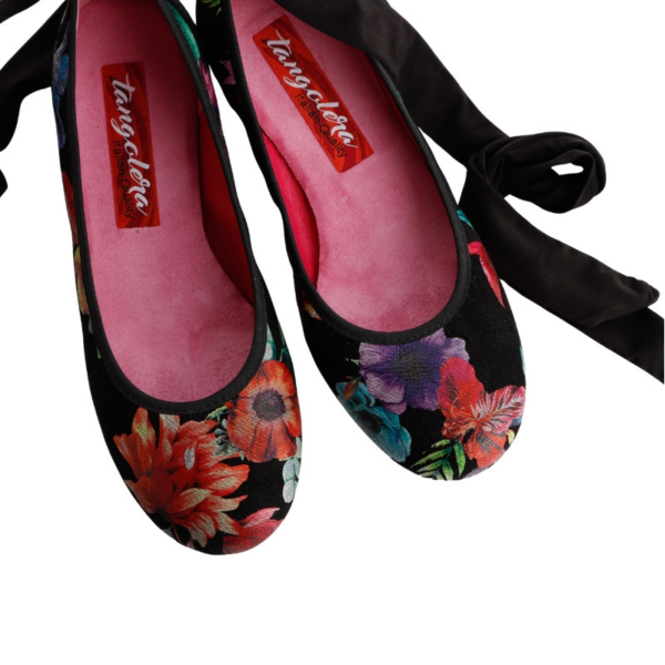 Ballerina Nero Fiori - Imagen 2
