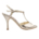 C1 Platino laminato Punta Larga Heel 9 cm