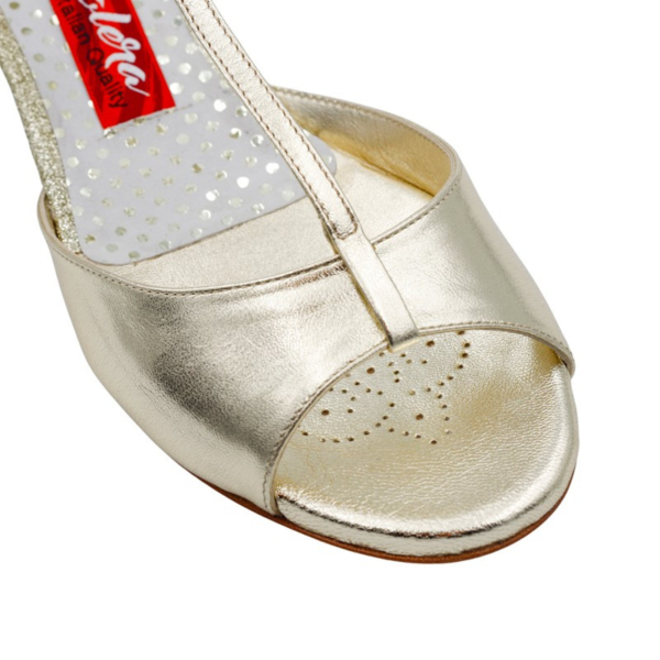 D31 Platino laminato Heel 1 cm – Bild 2